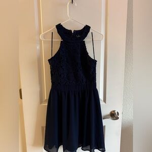 Lulu's Navy Blue Dress